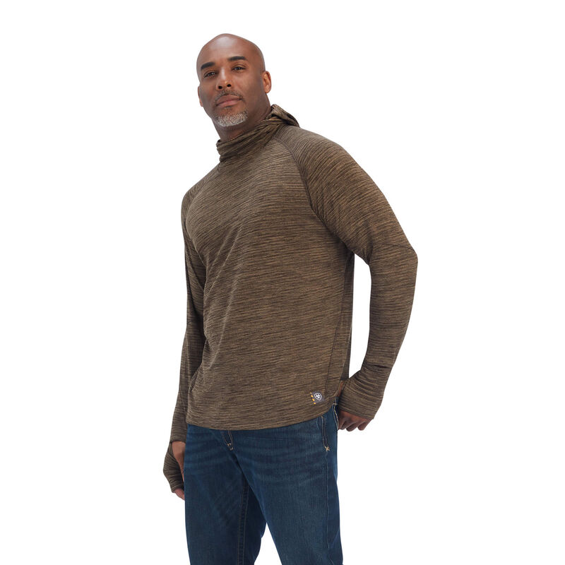 Ariat Hemden Herren - Rebar Gridwork Balaclava DunkelBraun ( MJGSY-5207 )
